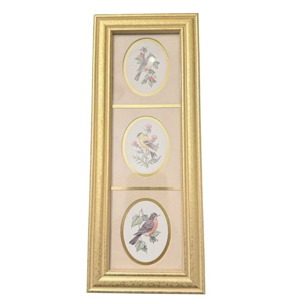 Heartfelt Collection Matted Bird Print Fold Frame 4